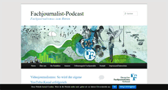 Desktop Screenshot of fachjournalist-podcast.de