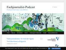 Tablet Screenshot of fachjournalist-podcast.de